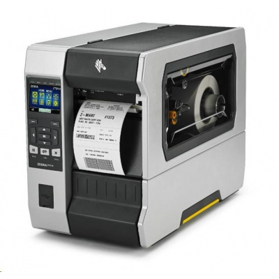 Zebra ZT61042-T1E0100Z ZT610 imprimantă de etichete, 8 dots/mm (203 dpi), cutter, disp., ZPL, ZPLII, USB, RS232, BT, Ethernet