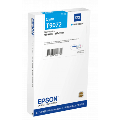 Epson T9082 XL C13T90824N azuriu (cyan) cartus original