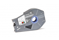 Partex PROMARK-PL060CN8, argint banda adeziva, 6mm, 27m
