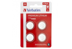 Verbatim 49533 baterie tip buton litiu CR2032, 3V, blister 4 buc.