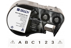 Brady M4C-500-461 / 170765, 12.70 mm x 7.62 m, Poliester, text negru / fundal alb