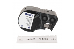 Brady M5C-1500-499 / 170928, 38.10 mm x 4.88 m, Nailon, text negru / fundal alb
