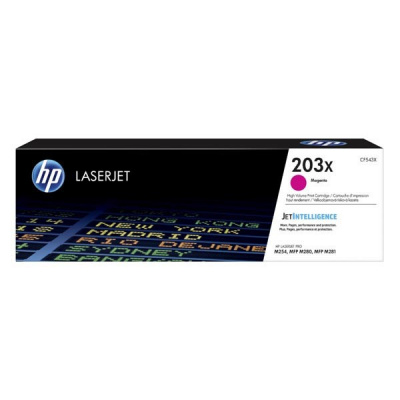HP 203X CF543X purpuriu (magenta) toner original