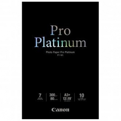 Canon PT-101 Photo Paper Pro Platinum, hartie foto, lucios, alb, A3+, 300 g/m2, 10 buc