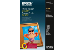 Epson Photo Paper Glossy C13S042535, 200 g/m2, A3+, lucios, alb, hârtie fotografică