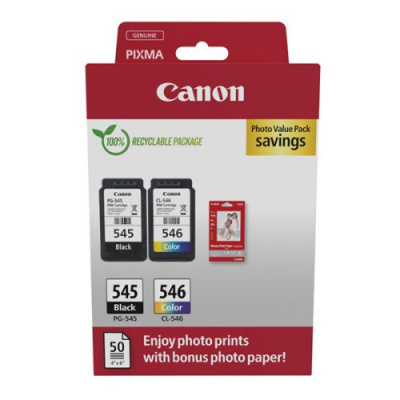 Canon PG-545 + CL-546 8287B008 color (CMYK) multipack de cartuse originale