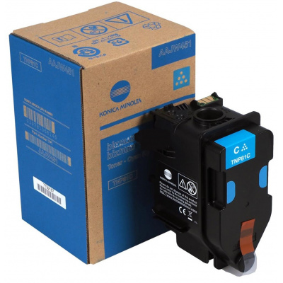Konica Minolta TNP-81C AAJW451 azuriu (cyan) toner original