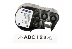 Brady M4C-750-403 / 170723, 19.05 mm x 7.62 m, Paper, text negru / fundal alb