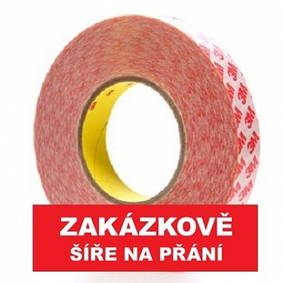 3M™ oboustranná páska GPT-020F, čirá, tl. 0,2 mm, plastový liner 12 mm x 50 m