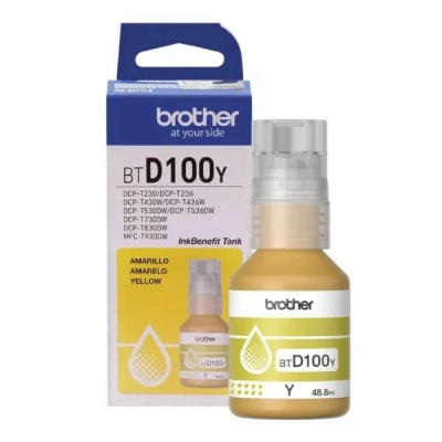 Brother BT-D100 BTD100Y galben (yellow) cerneală originală