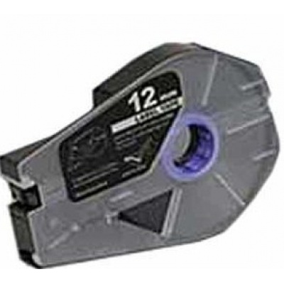 Bandă adezivă compatibilă pentru Canon M-1 Std/M-1 Pro / Partex, 12mm x 30m, casetă, argintiu