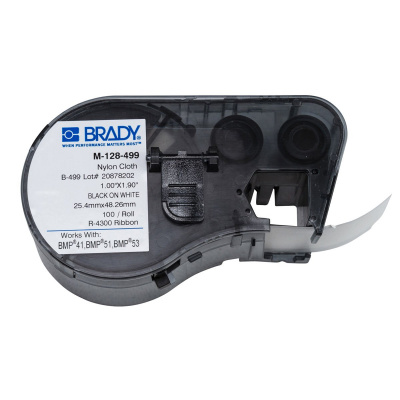 Brady M-128-499 / 131600, etichete 25.40 mm x 48.26 mm