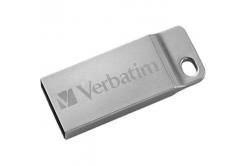 Verbatim 98749 Store N Go Metal Executive, Unitate flash USB, USB A 2.0, 32GB, cu curea, argintiu
