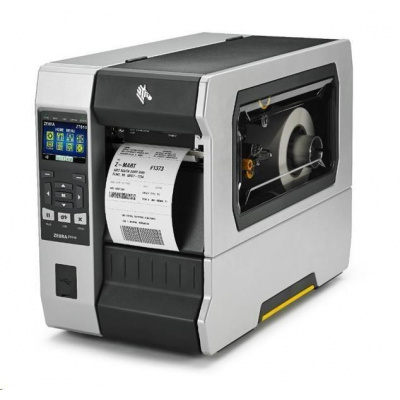 Zebra ZT610 ZT61046-T0E0100Z imprimantă de etichete, 24 dots/mm (600 dpi), disp., ZPL, ZPLII, USB, RS232, BT, Ethernet