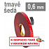 3M VHB™ 4646, grosime 0,6 mm; bandă acrilică dublu adezivă cu aderență puternică, gri închis, 19 mm x 33 m