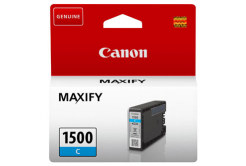 Canon cartus original PGI-1500 C, cyan, 300 pagini, 4.5ml, 9229B001, Canon MAXIFY MB2050,MB2150,MB2155,MB2350,MB2750,MB2755