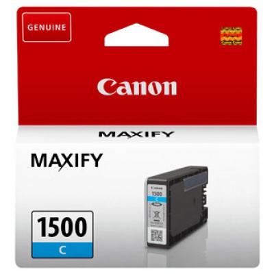 Canon cartus original PGI-1500 C, cyan, 300 pagini, 4.5ml, 9229B001, Canon MAXIFY MB2050,MB2150,MB2155,MB2350,MB2750,MB2755