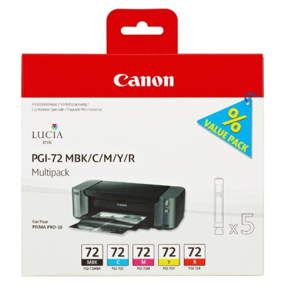 Canon PGI-72 6402B009 MBK/C/M/Y/R multipack de cartuse originale