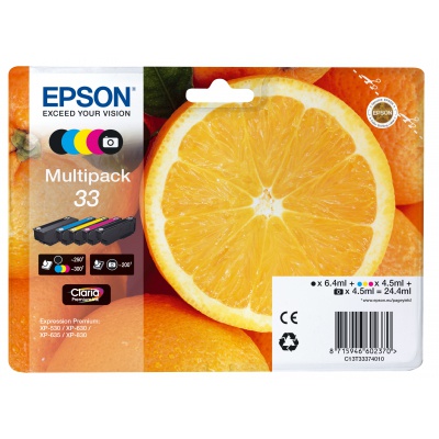 Epson T33 C13T33374011 color (CMYK) multipack de cartuse originale