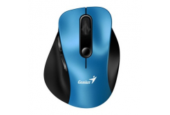 Mouse Fara fir, Genius Ergo 9000S 31030038401, negru-albastru, optical, 2400DPI