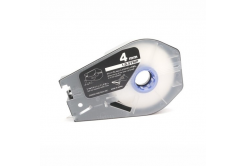 Bandă albă de identificare din plastic ID-04, 4mm x 5m, pentru Canon M-1