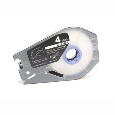 Bandă albă de identificare din plastic ID-04, 4mm x 5m, pentru Canon M-1