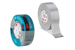 3M 3939 Duct Tape, textile banda argintiu, 48 mm x 54,8 m