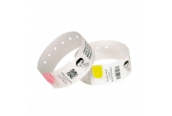 Zebra 10012712-3 Z-Band fun, bratari de identificare, alb