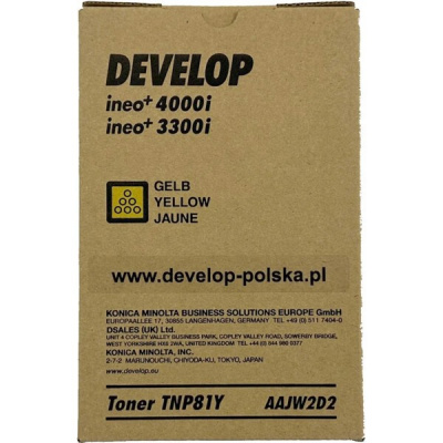 Develop TNP-81 AAJW2D2 galben (yellow) toner original