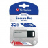 Verbatim 98665 Store N Go Secure Pro, Unitate flash USB, USB A 3.0, 32GB, AES Criptare pe 256 de biți, argintiu