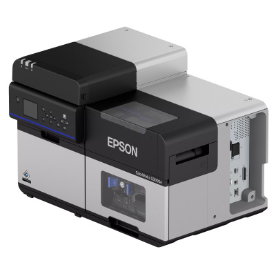 Epson ColorWorks C8000e (bk) C31CL02102BK, color imprimantă de etichete, cutter, disp., USB, Ethernet, kit (USB), black, grey