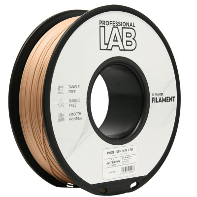 Professional Lab FG-P164-E1, 3D filament, PLA, 1,75mm, 1000g, Maro deschis (Light brown)