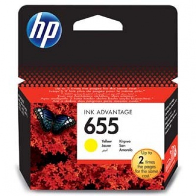 HP 655 CZ112AE galben (yellow) cartus original