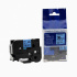 Banda compatibila Brother TZ-561 / TZe-561, 36mm x 8m, text negru / fundal albastru
