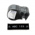 Brady M5C-1500-595-BK-WT / 170947, 38.10 mm x 7.62 m, Vinil, text alb / fundal negru