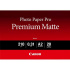 Canon Photo Paper Premium Matte PM-101 8657B017, 210 g/m2, 16.54x23.39", A2, 20buc., neted, mat, alb, hârtie fotografică
