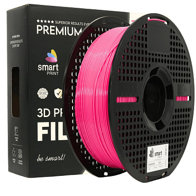 Smart Print FG-S166-E1, 3D filament, PLA, 1,75mm, 1000g, Roz (Magenta)