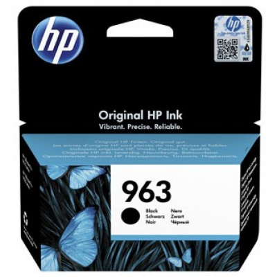 HP cartus original 3JA26AE#301, HP 963, black, blistr, 1000 pagini, 24.09ml, HP Officejet Pro 9010, 9012, 9014, 9015, 9016, 9019/P