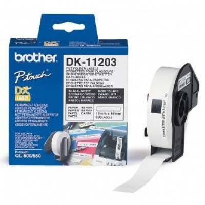 Brother DK-11203, 17mm x 87mm, rola etichete original