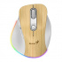 Myš bezdrátová, Genius Ergo 9000S Pro, bílo-béžová, optická, 2400DPI