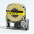 Epson LK-5YBP, SC18YW, C53S655003, 18mm x 9m, text negru / fundal galben, banda compatibila