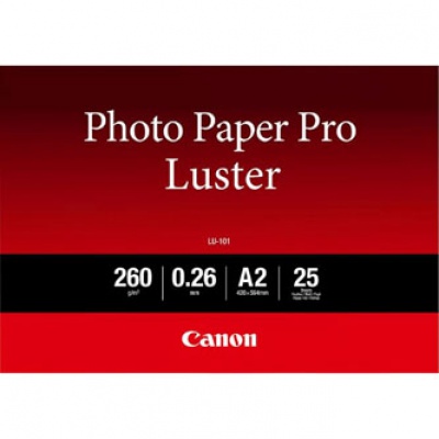 Canon LU-101 Photo Paper Luster, hartie foto, lucios, alb, A2, 16.54x23.39", 25 buc, 6211B026