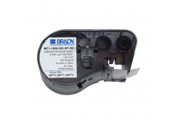 Brady MC1-1000-595-WT-RD / 131604, benzi autoadezive 25.40 mm x 7.62 m