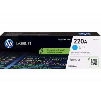 HP 220A W2201A azuriu (cyan) toner original