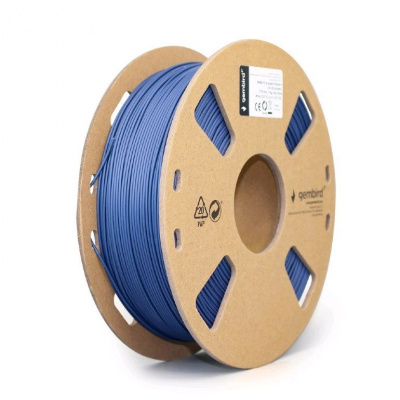 Gembird 3DP-PLA-01-MTNB, 3D filament, PLA Matte, 1,75mm, 1000g, Albastru (Blue)