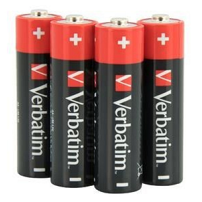 VERBATIM Baterii alcaline AA, 4 PACK, LR6