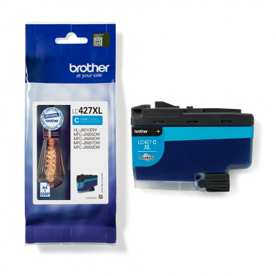 Brother LC-427XLC azuriu (cyan) cartus original