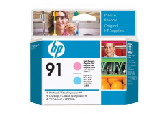 HP original cap de imprimare C9462A, HP 91, light cyan/light magenta, HP DesignJet Z6100