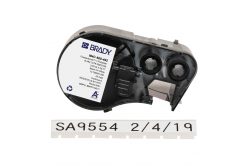 Brady M4C-500-492 / 170777, 12.70 mm x 7.62 m, Poliester, text negru / fundal alb