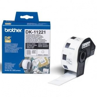 Brother DK-11221, 23mm x 23mm, rola etichete original